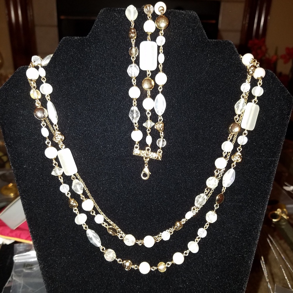 LIA SOPHIA - GARDENIA NECKLACE/BRACELET SET